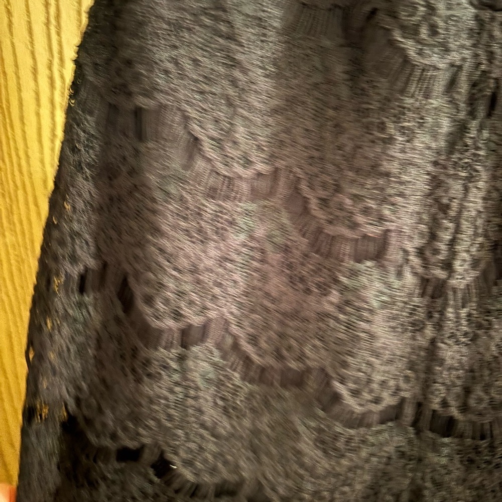 Free People Black Lace Mini Dress NWT - Picture 4 of 15